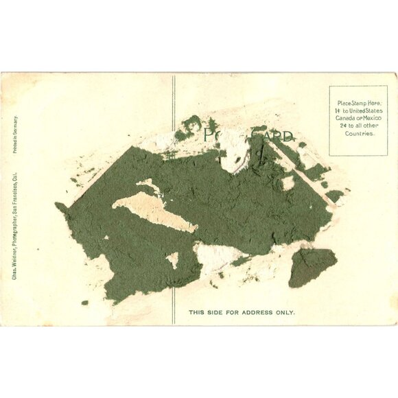 Antique San Francisco Postcard United States Mint 1906 Earthquake History - Picture 2 of 2